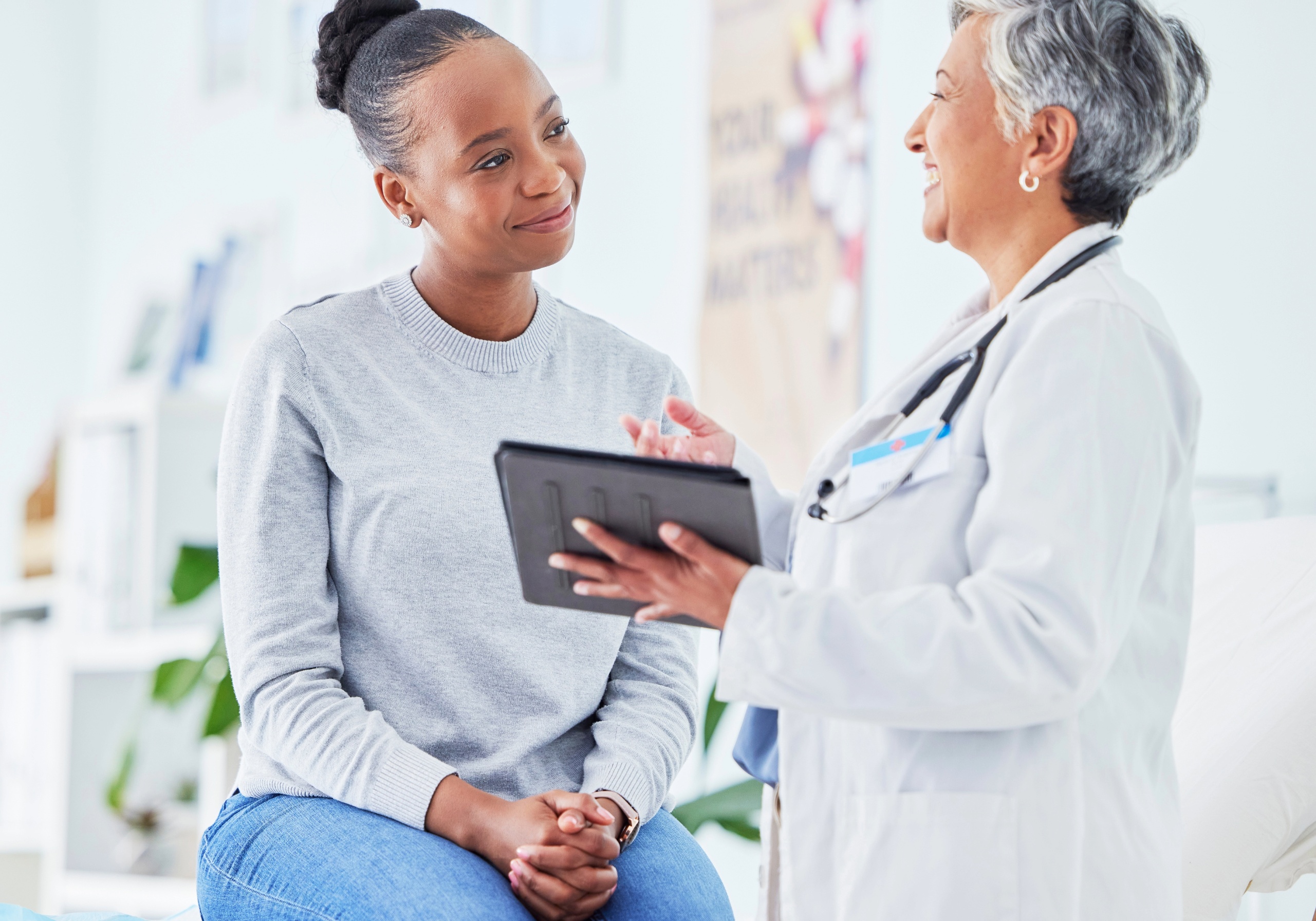 Doctor consulting with a patient